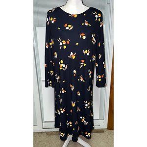 Lark and Ro Floral Dress — XL